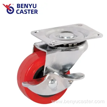 3inch TPU Swivel Caster Wheels with Brakes